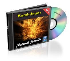 CD Cover MP3 Audio Kaminfeuer